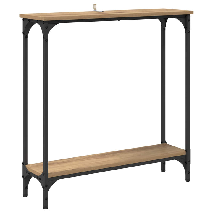 Konsolbord Artisan Ek 75 X 22,5 X 75 Cm Konstruerat Trä