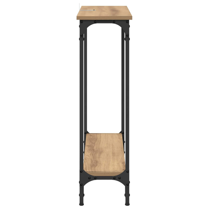 Konsolbord Artisan Ek 75 X 22,5 X 75 Cm Konstruerat Trä