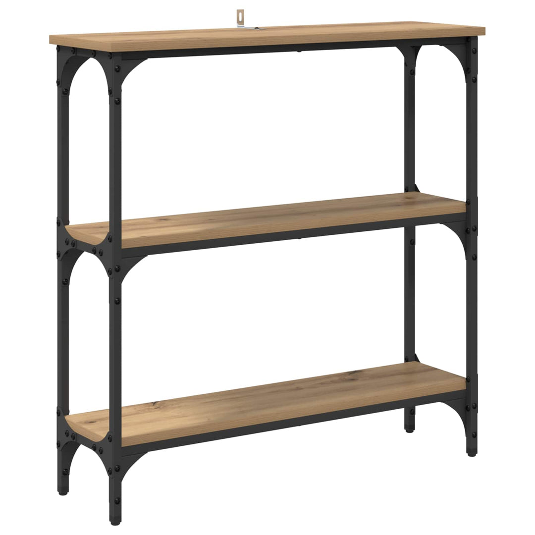Konsolbord Artisan Ek 75 X 22,5 X 75 Cm Konstruerat Trä