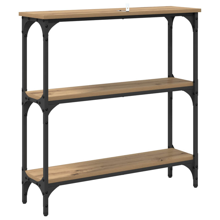 Konsolbord Artisan Ek 75 X 22,5 X 75 Cm Konstruerat Trä