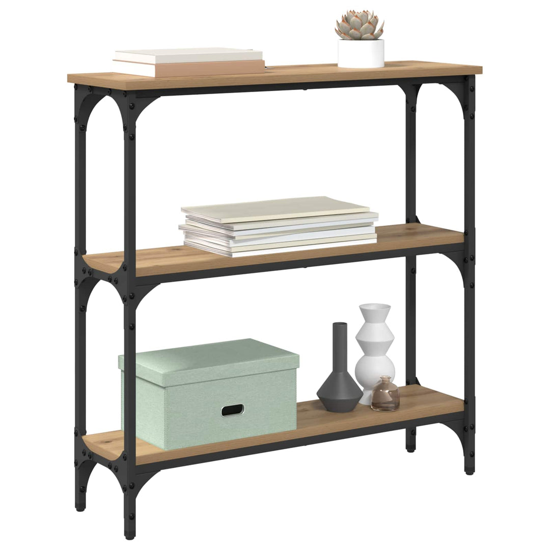 Konsolbord Artisan Ek 75 X 22,5 X 75 Cm Konstruerat Trä