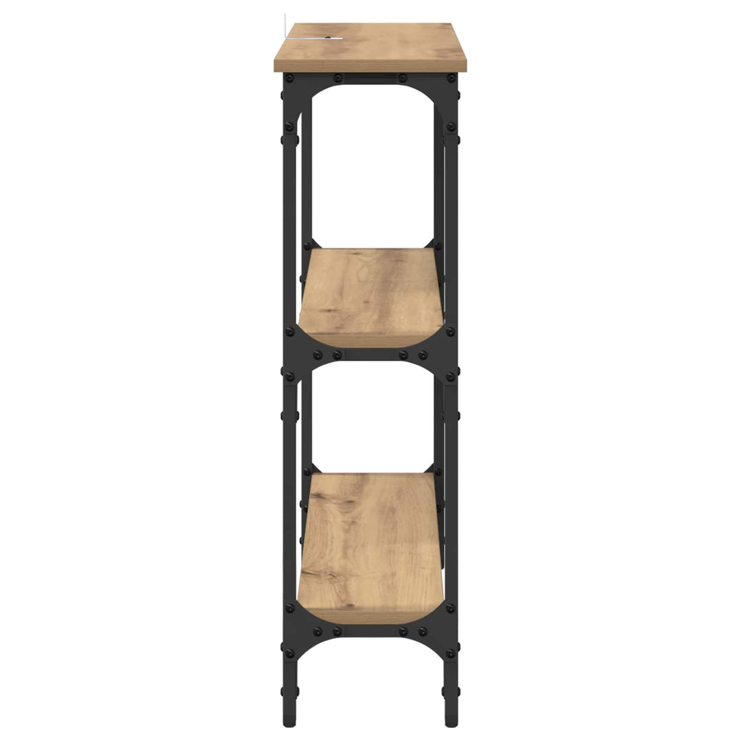 Konsolbord Artisan Ek 75 X 22,5 X 75 Cm Konstruerat Trä