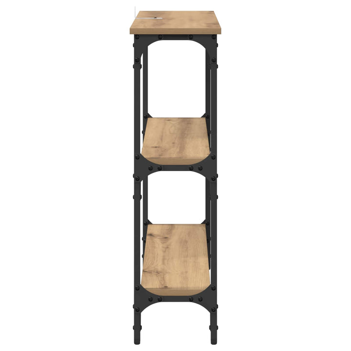 Konsolbord Artisan Ek 75 X 22,5 X 75 Cm Konstruerat Trä