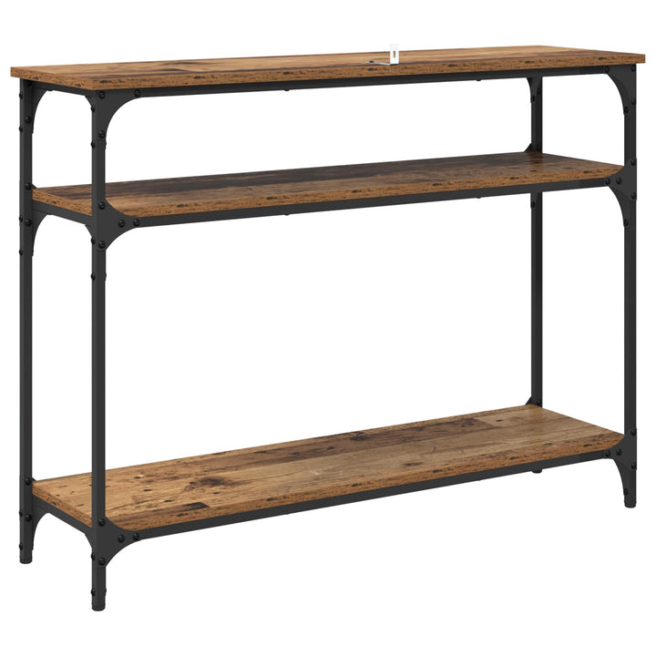 Konsolbord Gammalt Trä 100 X 29 X 75 Cm Konstruerat Trä