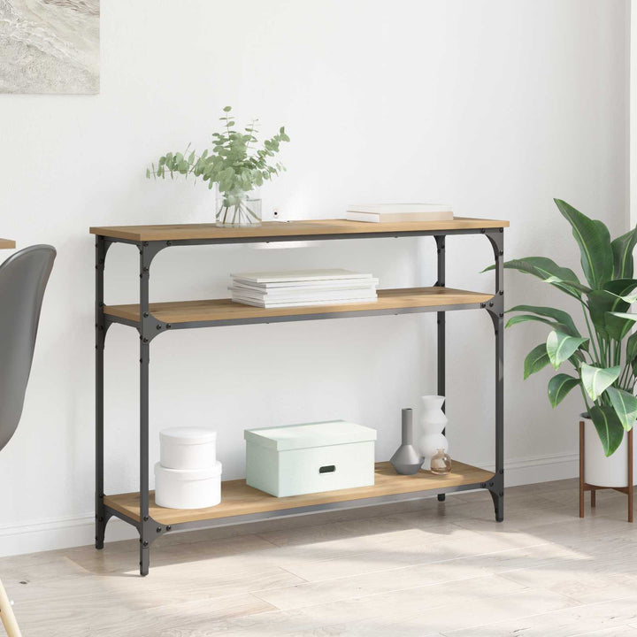 Konsolbord Artisan Ek 100 X 29 X 75 Cm Konstruerat Trä