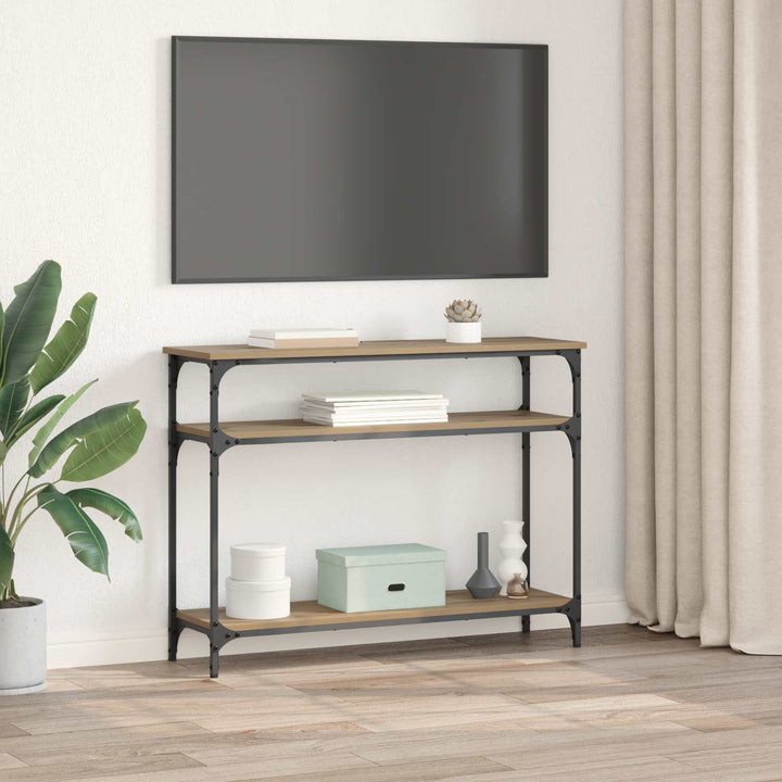 Konsolbord Artisan Ek 100 X 29 X 75 Cm Konstruerat Trä