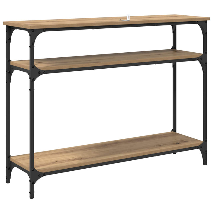 Konsolbord Artisan Ek 100 X 29 X 75 Cm Konstruerat Trä