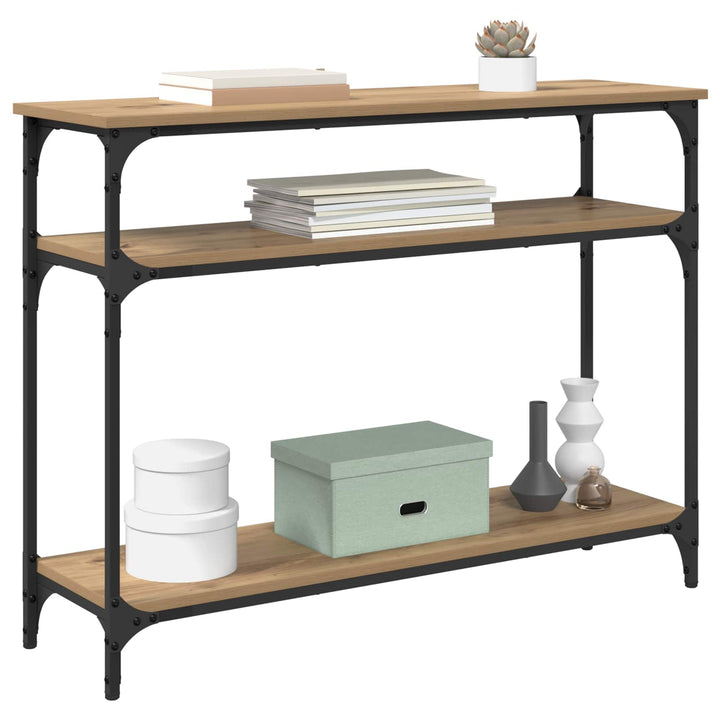 Konsolbord Artisan Ek 100 X 29 X 75 Cm Konstruerat Trä
