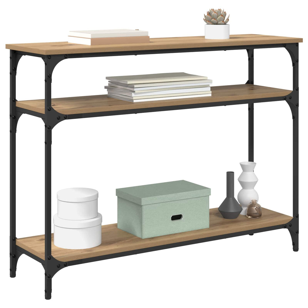 Konsolbord Artisan Ek 100 X 29 X 75 Cm Konstruerat Trä