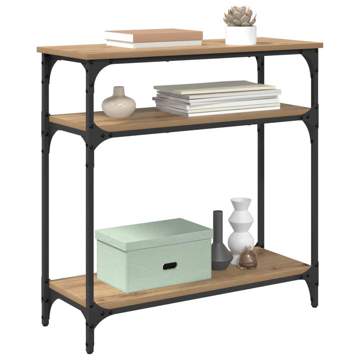 Konsolbord Artisan Ek 75 X 29 X 75 Cm Konstruerat Trä