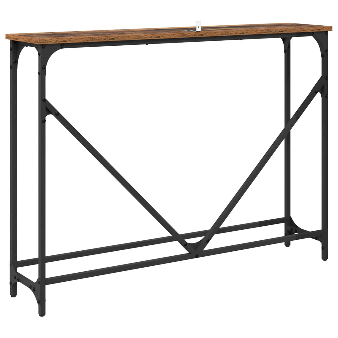 Konsolbord Gammalt Trä 102 X 23 X 75 Cm Konstruerat Trä