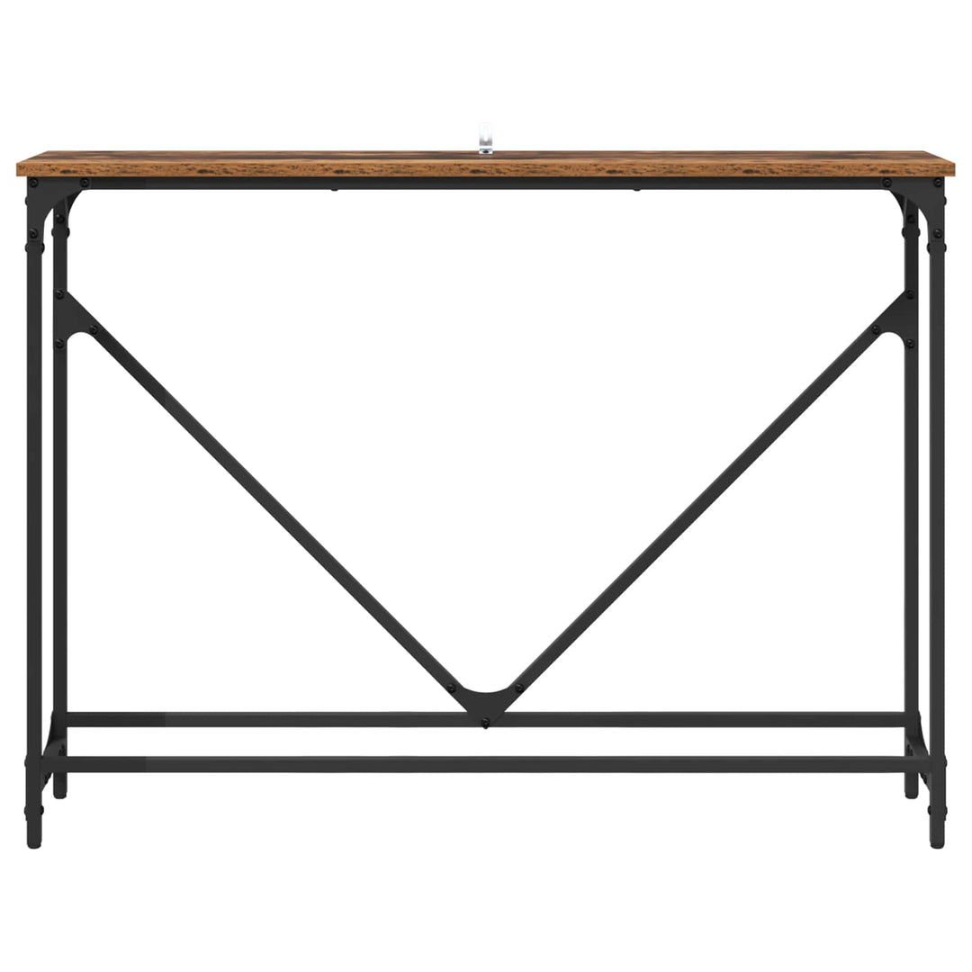 Konsolbord Gammalt Trä 102 X 23 X 75 Cm Konstruerat Trä
