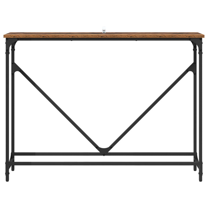 Konsolbord Gammalt Trä 102 X 23 X 75 Cm Konstruerat Trä