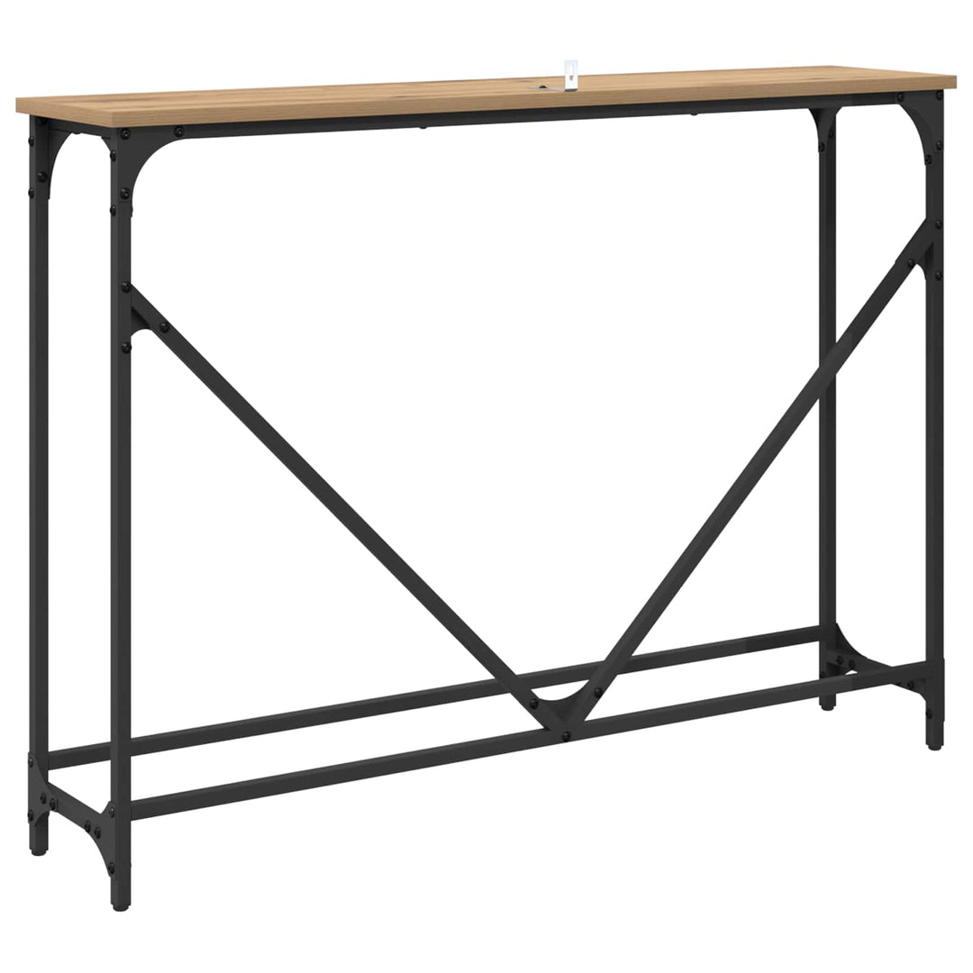 Konsolbord Artisan Ek 102 X 23 X 75 Cm Konstruerat Trä