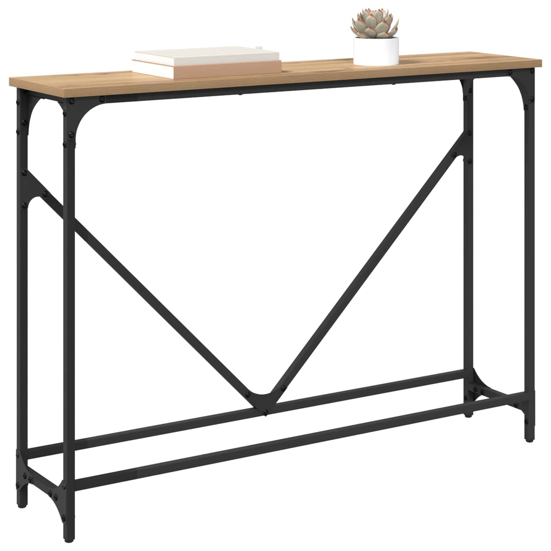 Konsolbord Artisan Ek 102 X 23 X 75 Cm Konstruerat Trä