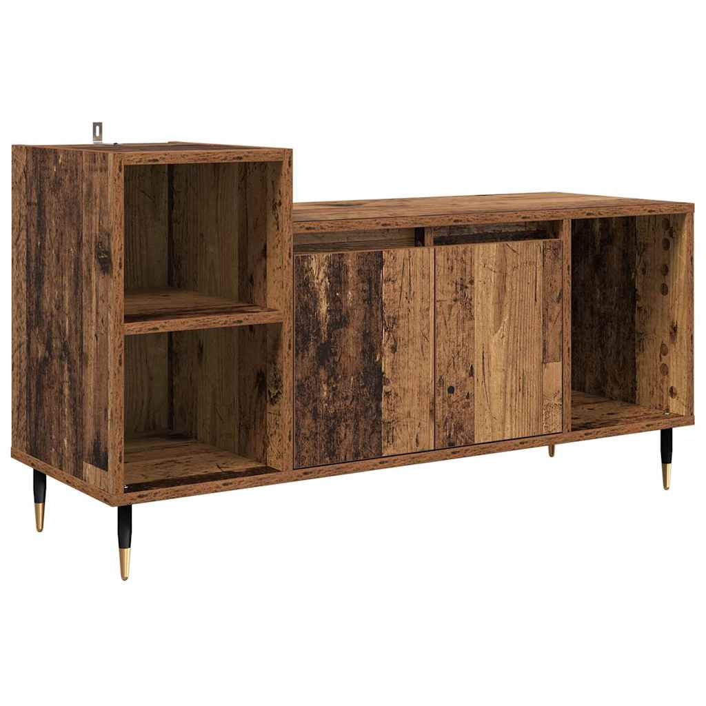 Tv-Skåp Gammalt Trä 100 X 35 X 55 Cm Konstruerat Trä