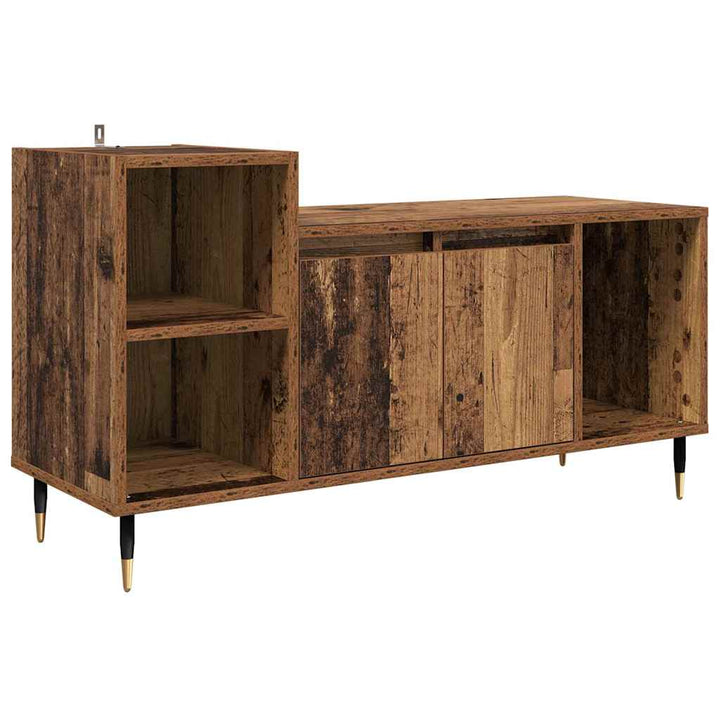 Tv-Skåp Gammalt Trä 100 X 35 X 55 Cm Konstruerat Trä