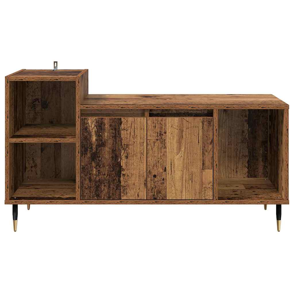 Tv-Skåp Gammalt Trä 100 X 35 X 55 Cm Konstruerat Trä