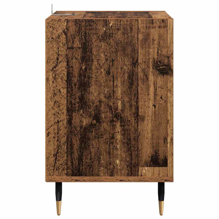 Tv-Skåp Gammalt Trä 100 X 35 X 55 Cm Konstruerat Trä