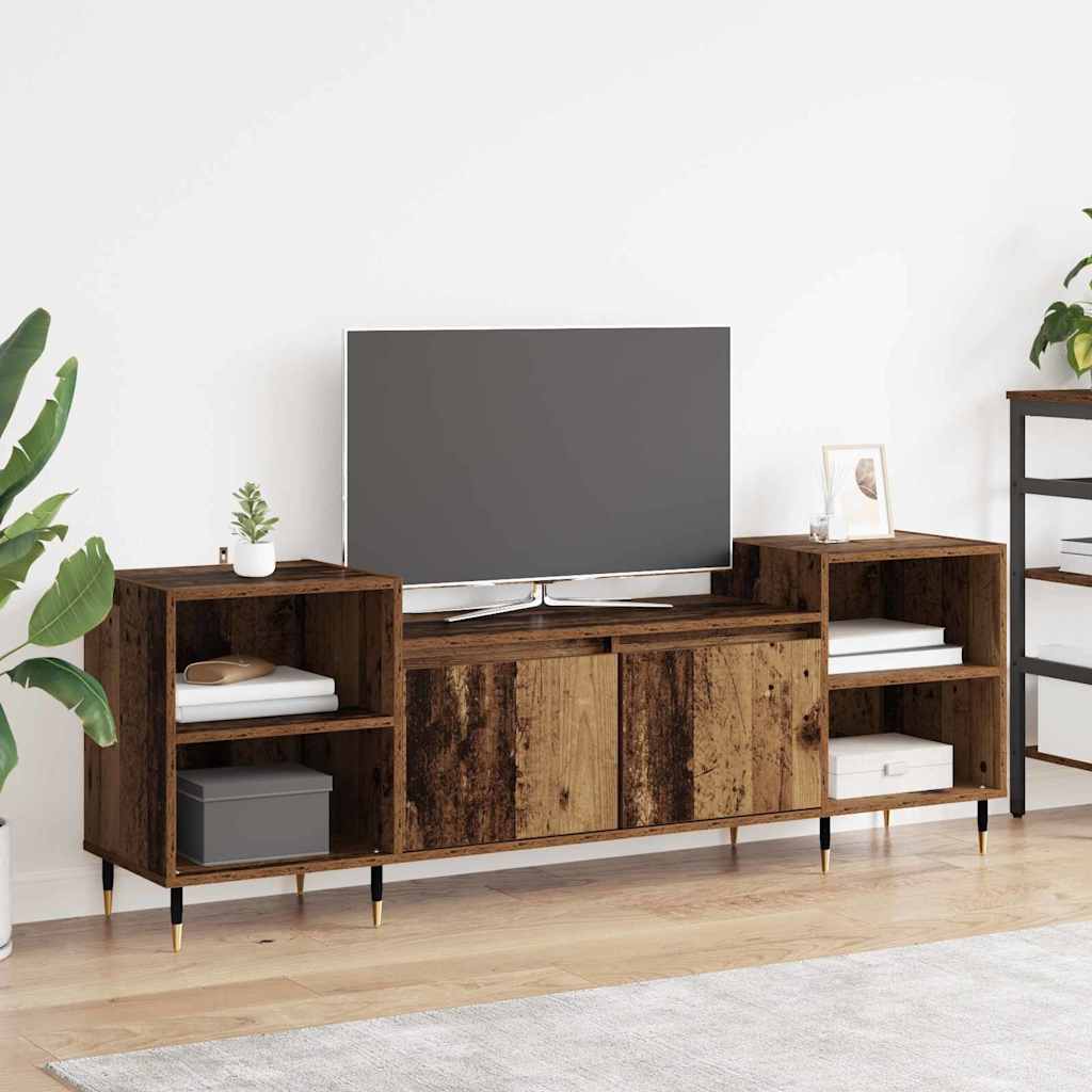 Tv-Skåp Gammalt Trä 160 X 35 X 55 Cm Konstruerat Trä
