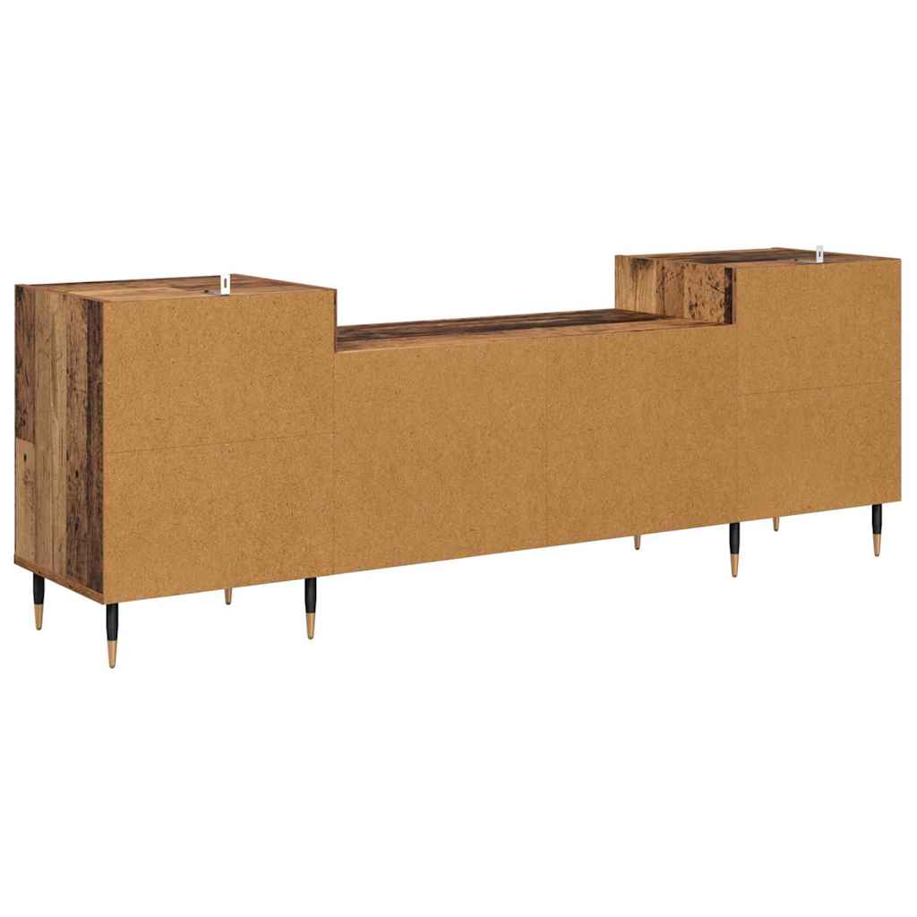 Tv-Skåp Gammalt Trä 160 X 35 X 55 Cm Konstruerat Trä