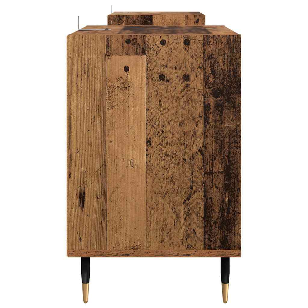 Tv-Skåp Gammalt Trä 160 X 35 X 55 Cm Konstruerat Trä