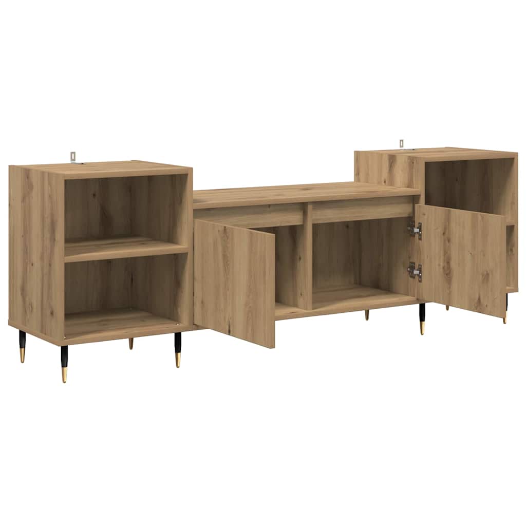 Tv-Skåp Artisan Ek 160 X 35 X 55 Cm Konstruerat Trä