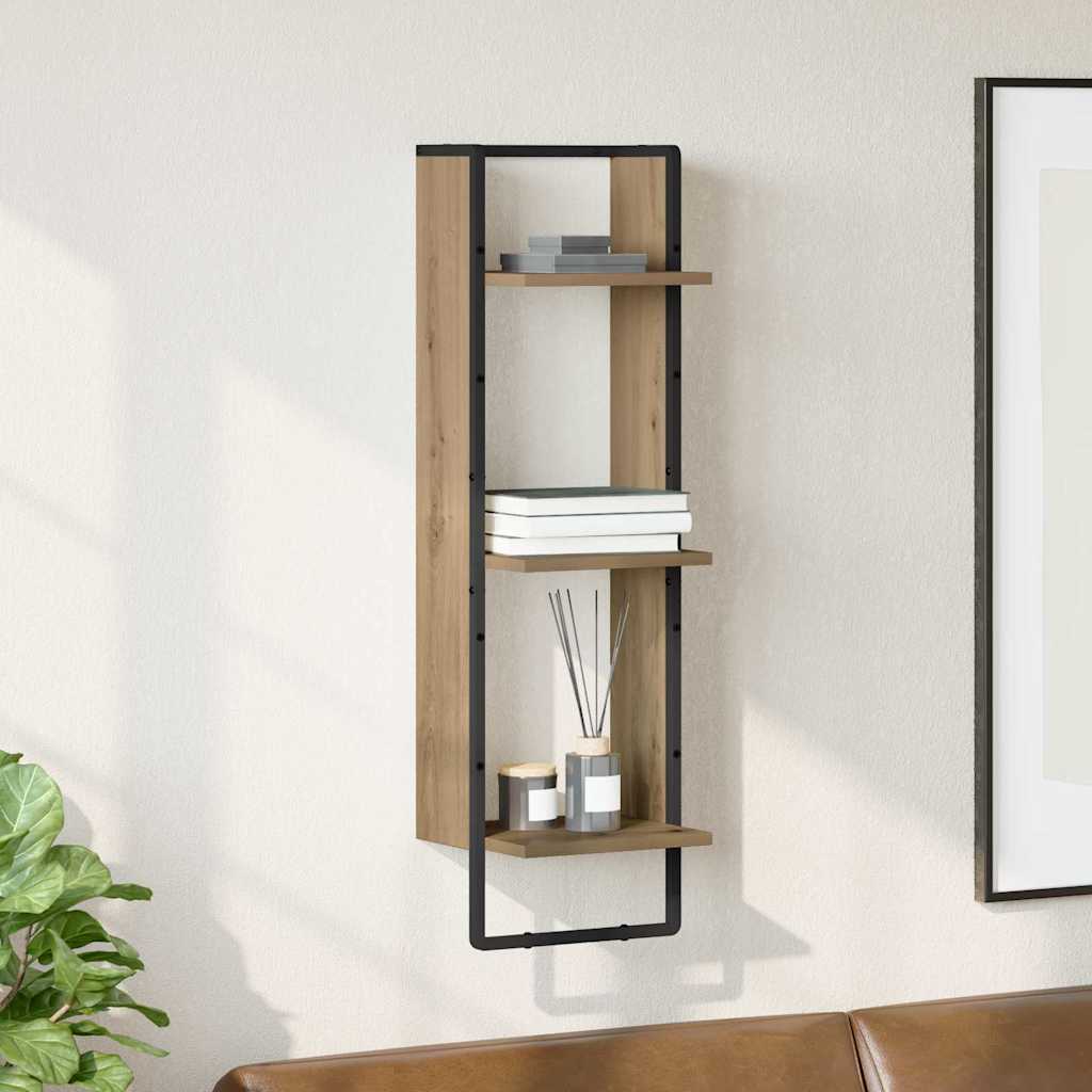 Vägg Hylla Artisan Ek 30 X 25 X 100 Cm Konstruerat Trä