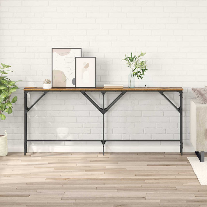 Konsolbord Gammalt Trä 180 X 30 X 75 Cm Konstruerat Trä