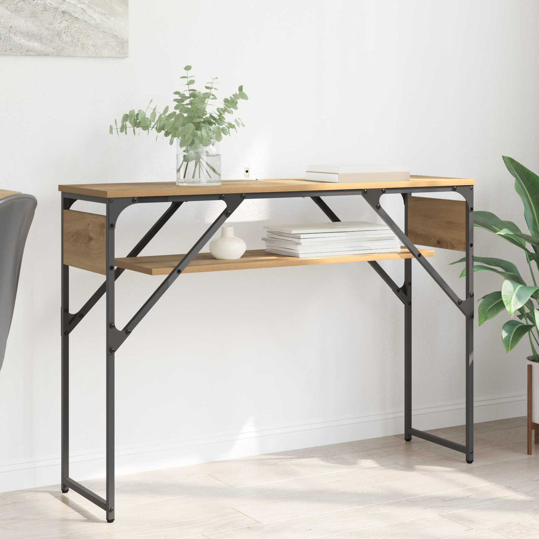 Konsolbord Artisan Ek 105X30X75Cm Konstruerat Trä