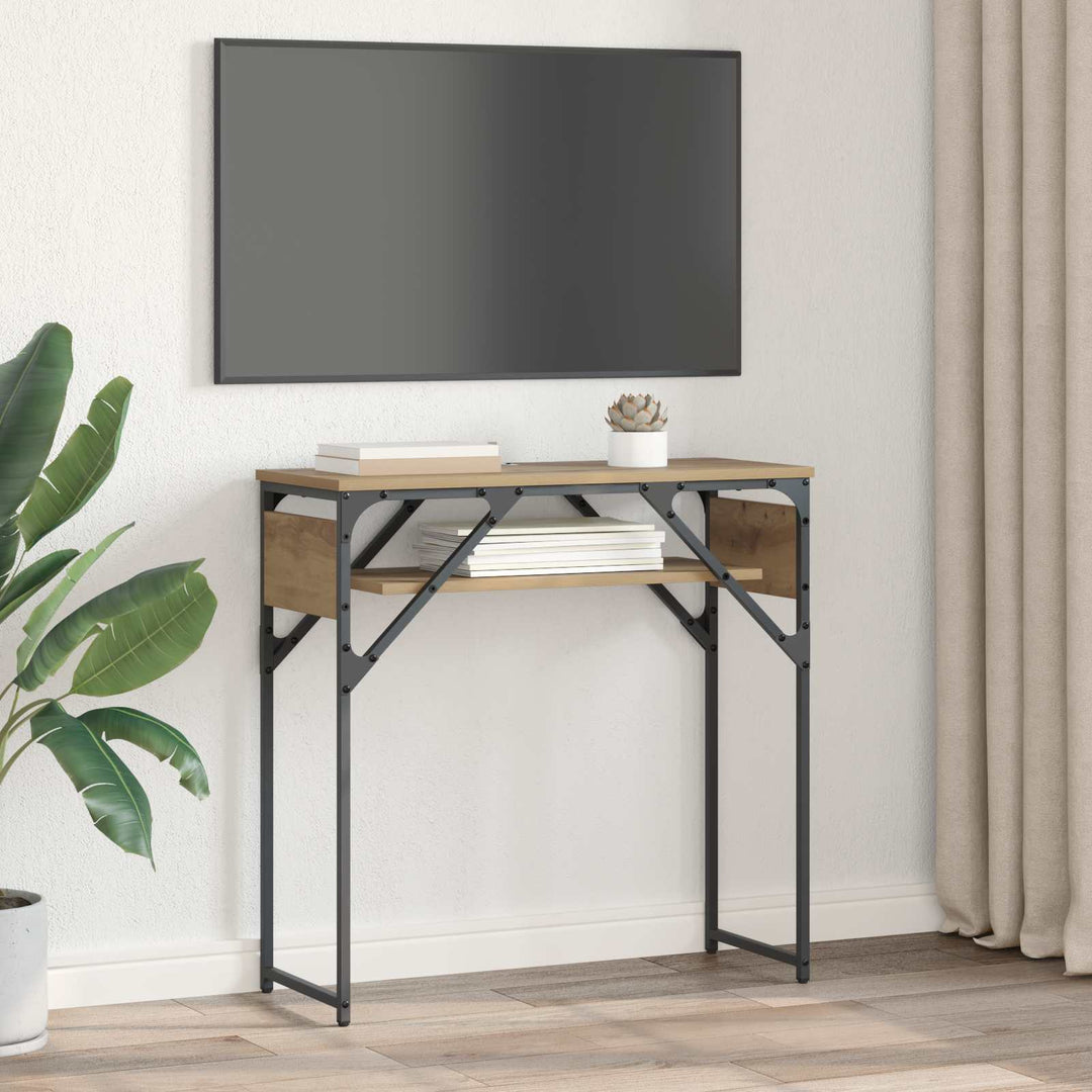 Konsolbord Artisan Ek 75X30X75Cm Konstruerat Trä
