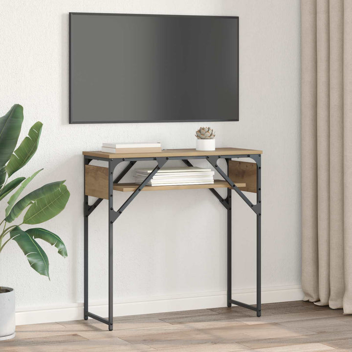 Konsolbord Artisan Ek 75X30X75Cm Konstruerat Trä