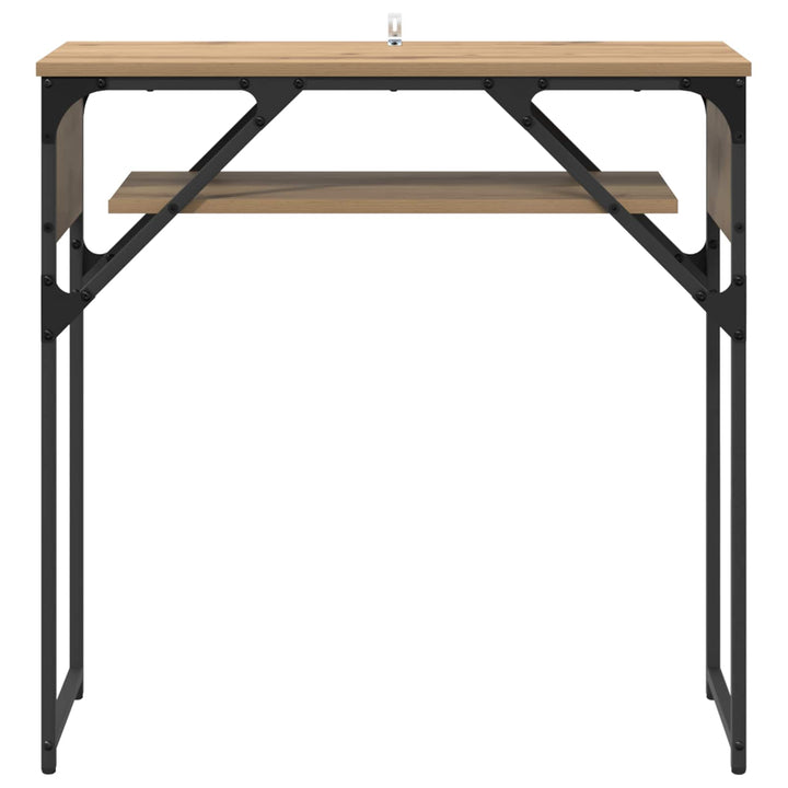 Konsolbord Artisan Ek 75X30X75Cm Konstruerat Trä