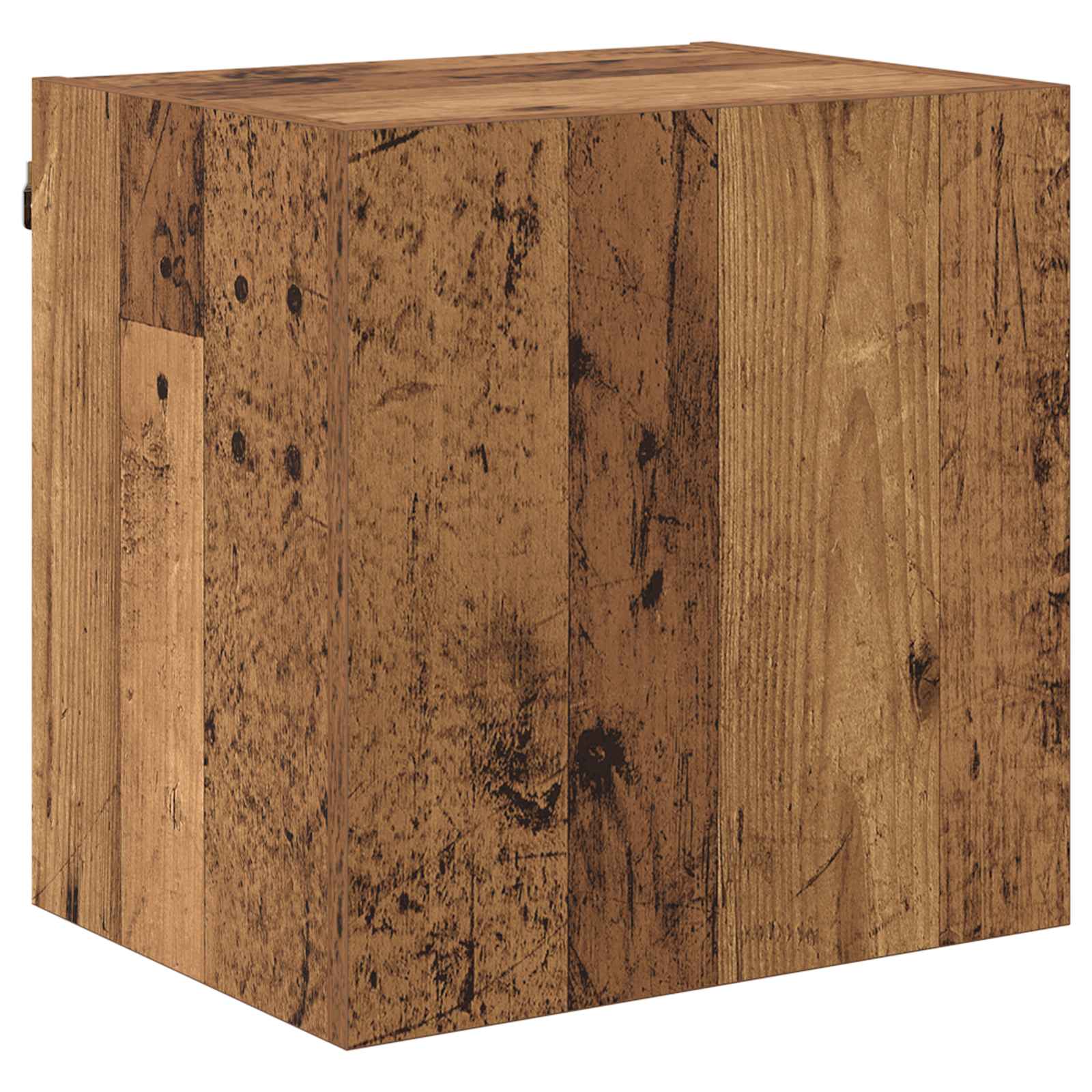 Tv Vägghylla Gammalt Trä 40,5X30X40Cm Konstruerat Trä