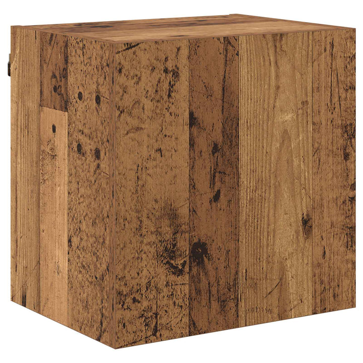 Tv Vägghylla Gammalt Trä 40,5X30X40Cm Konstruerat Trä