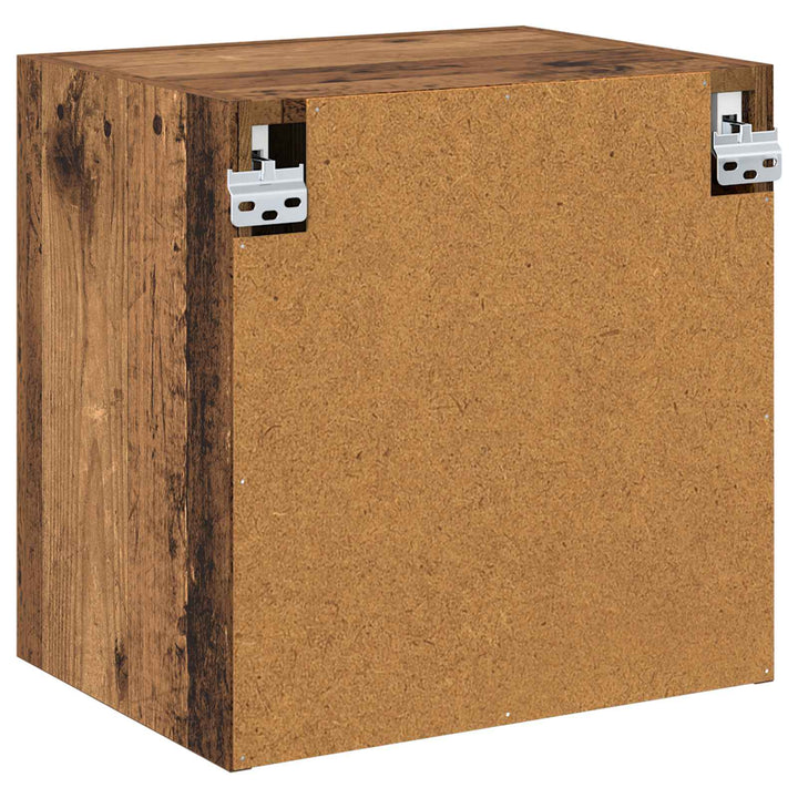 Tv Vägghylla Gammalt Trä 40,5X30X40Cm Konstruerat Trä