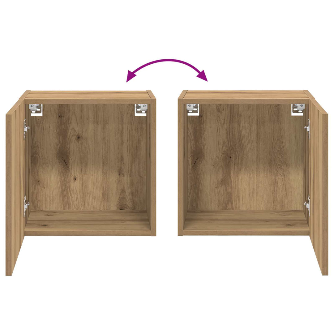 Tv Vägghylla Artisan Ek 40,5X30X40Cm Konstruerat Trä