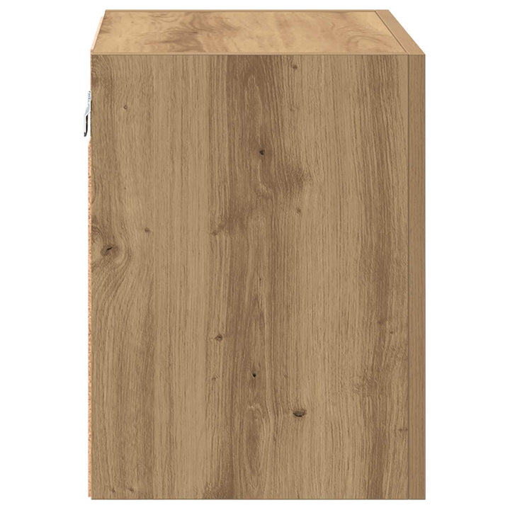 Tv-Väggskåp 2 Pcs Artisan Ek 40,5X30X40Cm Konstruerat Trä