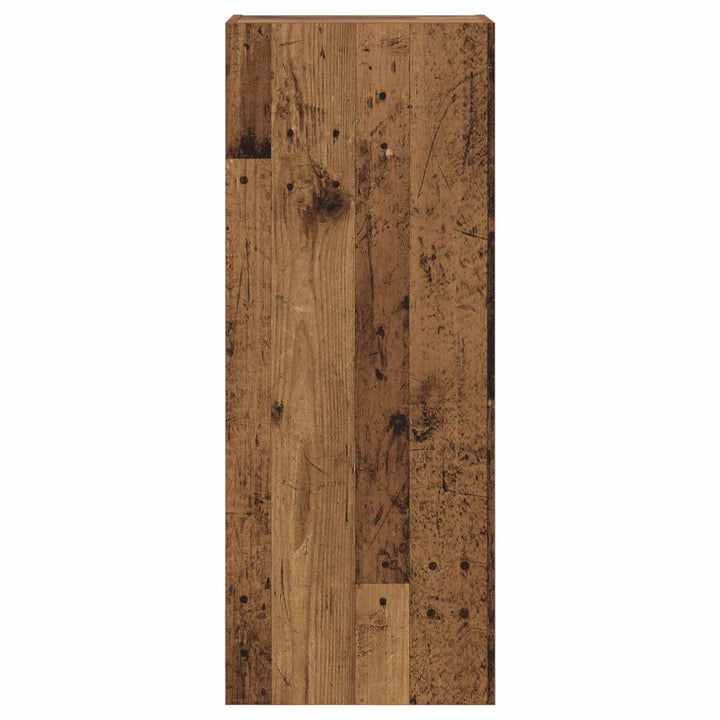 Tv Vägghylla Gammalt Trä 40,5 X 30 X 102 Cm Konstruerat Trä