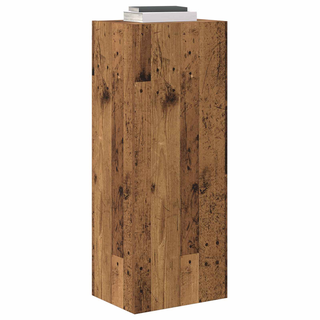Tv Vägghylla Gammalt Trä 40,5 X 30 X 102 Cm Konstruerat Trä