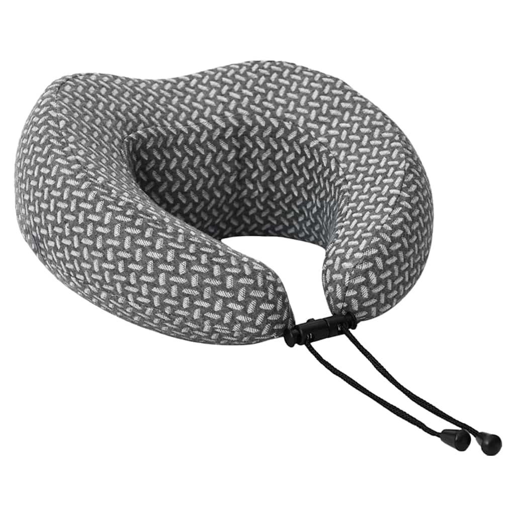 Resekudde För Nacken Enfärgad Grå 30 X 28 X 14 Cm Polyester