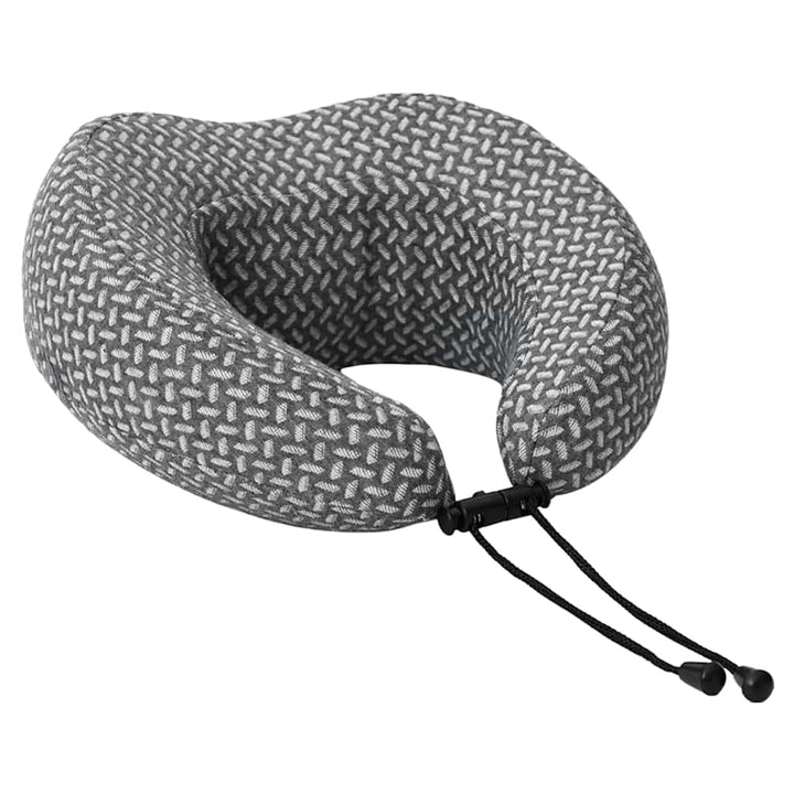 Resekudde För Nacken Enfärgad Grå 30 X 28 X 14 Cm Polyester