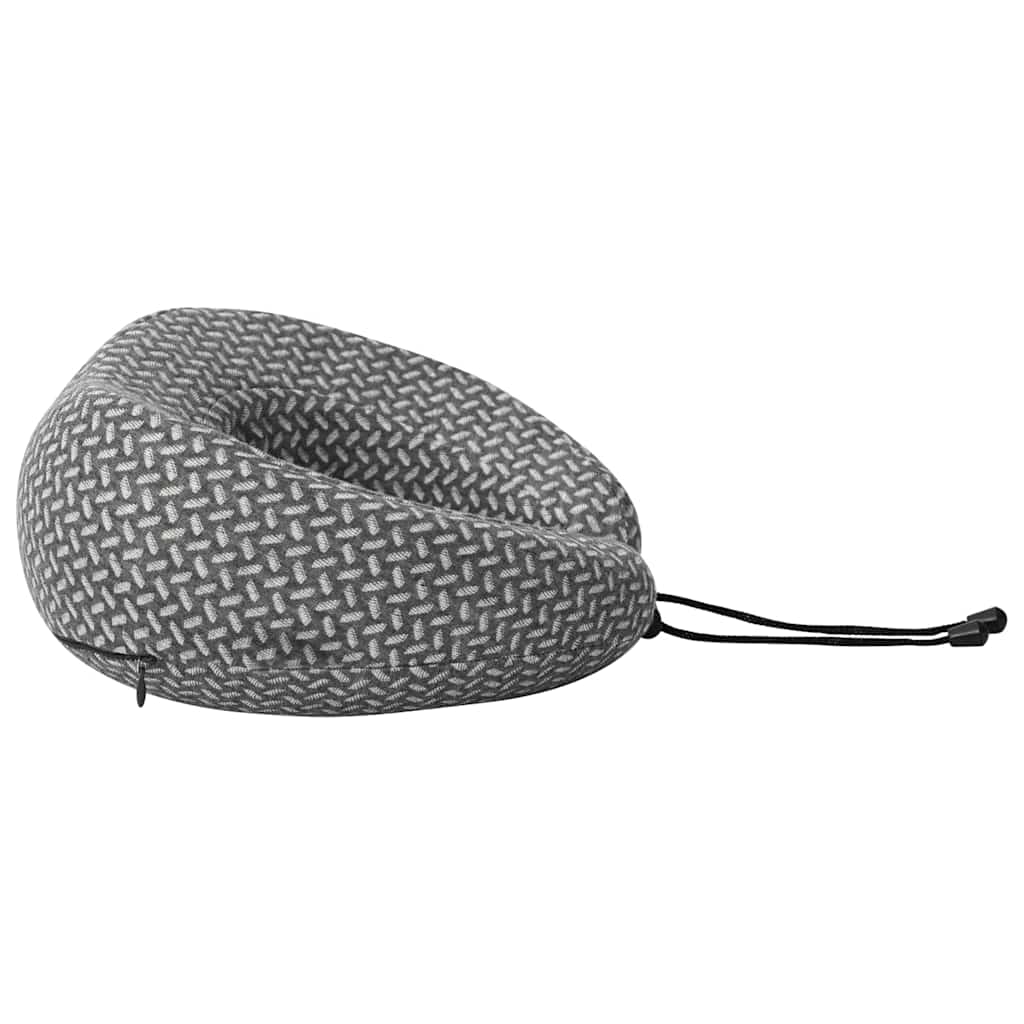 Resekudde För Nacken Enfärgad Grå 30 X 28 X 14 Cm Polyester