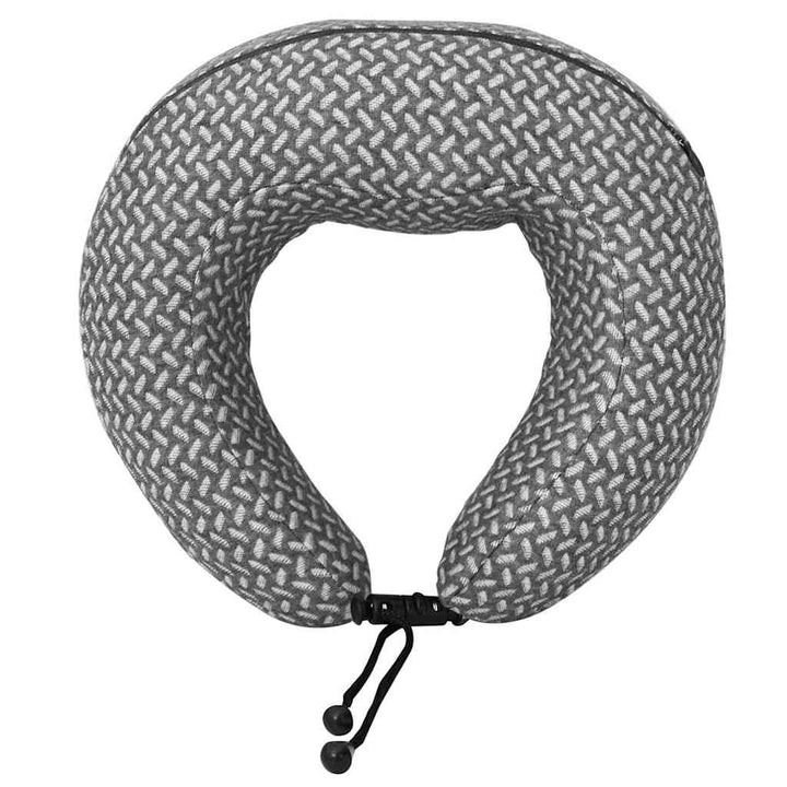 Resekudde För Nacken Enfärgad Grå 30 X 28 X 14 Cm Polyester