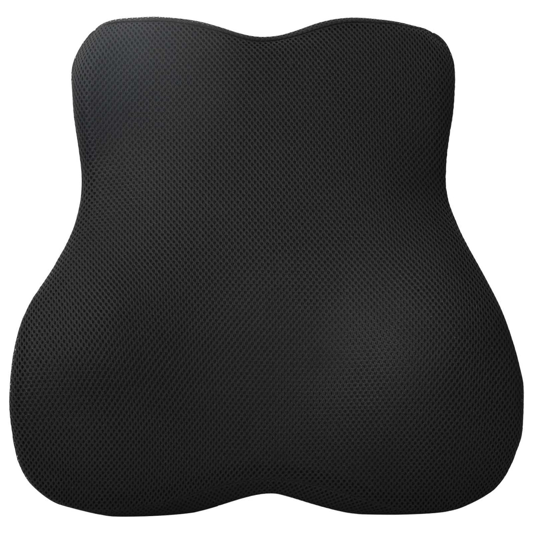 Ryggkudde Svart Minneskum 40 X 40 X 11 Cm