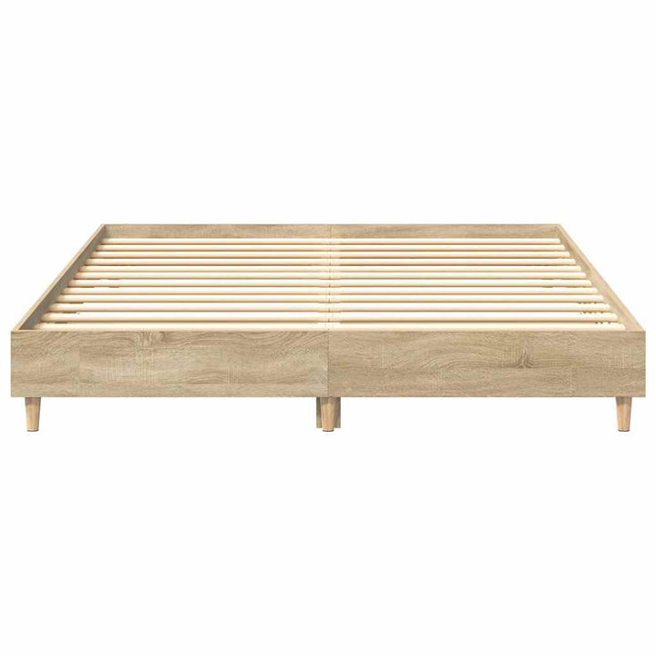 Sängram 2 Pcs Sonoma 152 X 203 Cm Konstruerat Trä