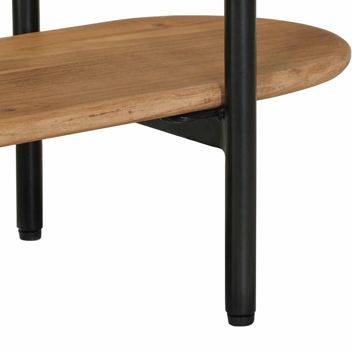 Hantverksmässig Sluttabell Teakbrun 90 X 30 X 75 Cm