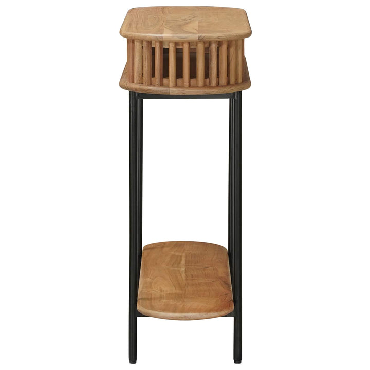 Hantverksmässig Sluttabell Teakbrun 90 X 30 X 75 Cm