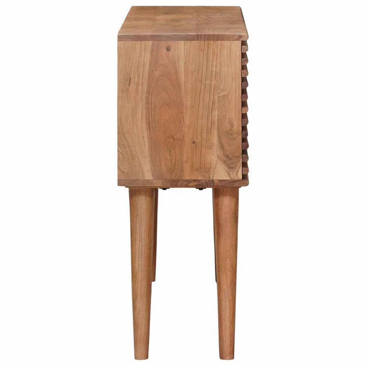Hantverksmässig Sluttabell Teakbrun 100 X 30 X 75 Cm