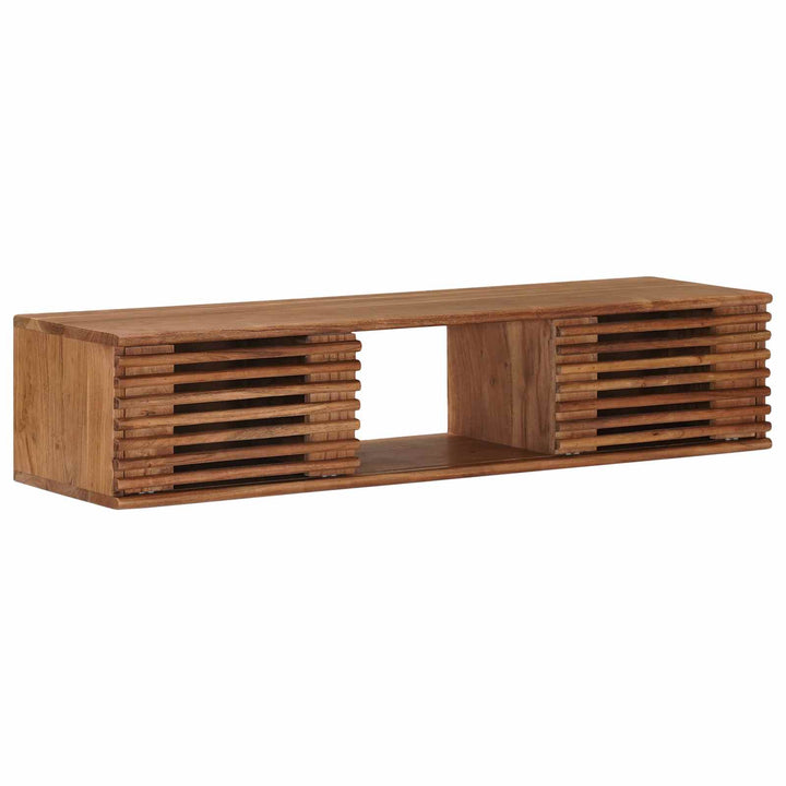 Tv-Skåp Med Lagring Med Dörr Naturfärg 105 X 30 X 22,5 Cm